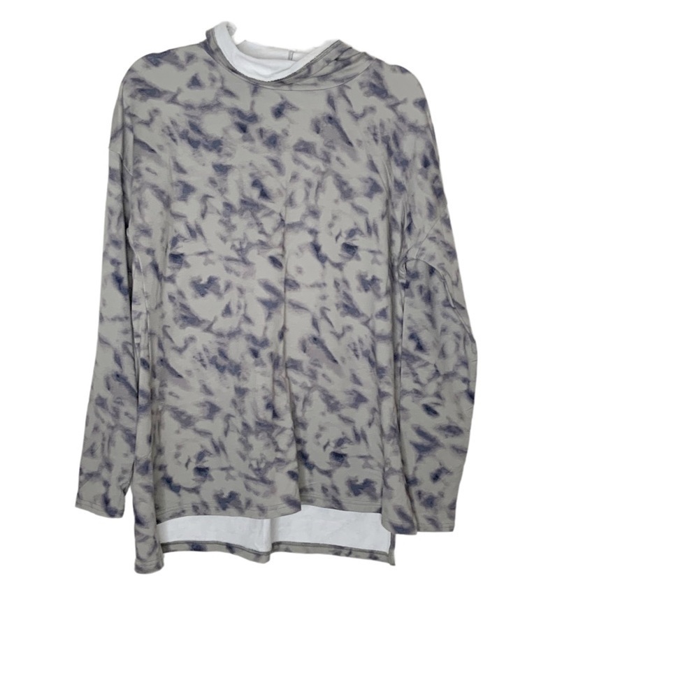 D&CO grey tie dye, long sleeve top. Size S